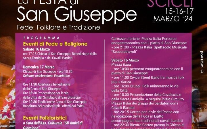 Cavalcata S. Giuseppe di Scicli, 1500 euro dal Libero Consorzio Comunale di Ragusa