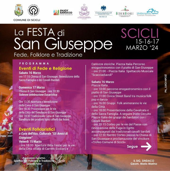 Cavalcata S. Giuseppe di Scicli, 1500 euro dal Libero Consorzio Comunale di Ragusa