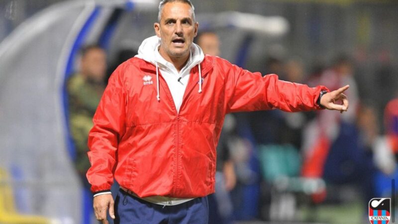 Battuta d’arresto per il Catania, Mister Zeoli: ‘Recuperare energie’