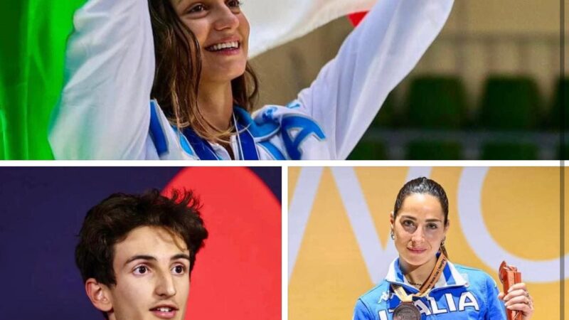 I siciliani Rosella, Alberta e Gabriele sul gradino del podio più alto