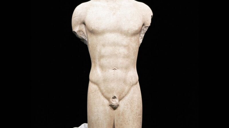 Il Kouros di Siracusa in mostra al museo archeologico di Lentini
