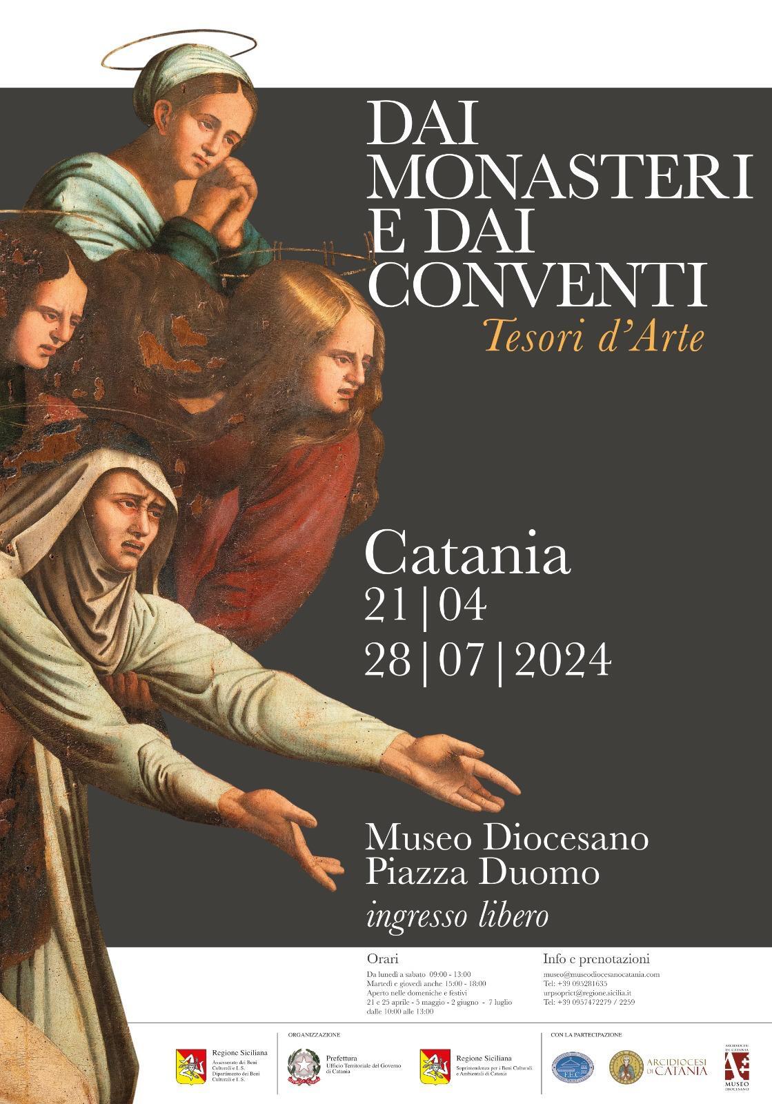 “Dai monasteri e dai conventi”: in mostra a Catania il patrimonio artistico religioso