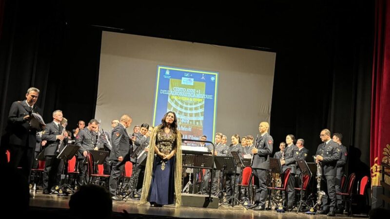 Infiorata di Noto, grande concerto della Fanfara delle Scuole dell’Aeronautica Militare