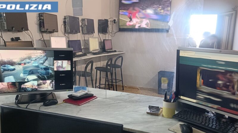 Sala scommesse abusiva all’interno di un garage, 45enne denunciato