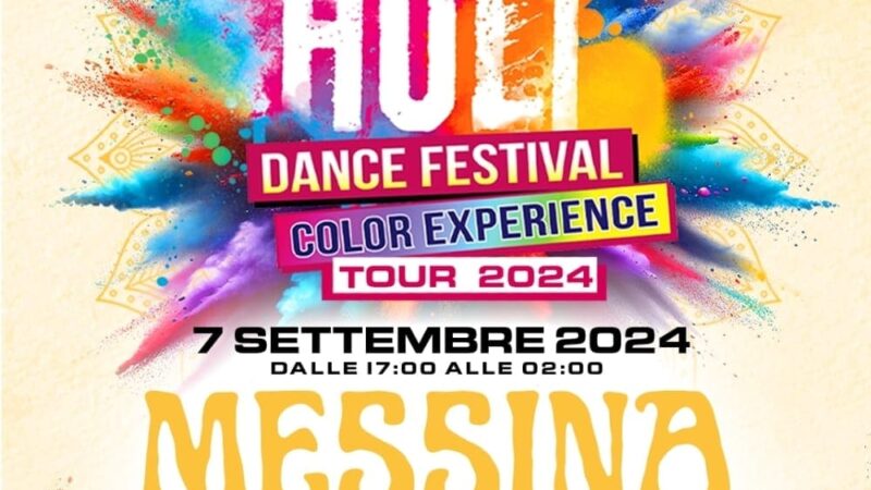 ‘Holi Dance Festival’ per la prima volta a Messina