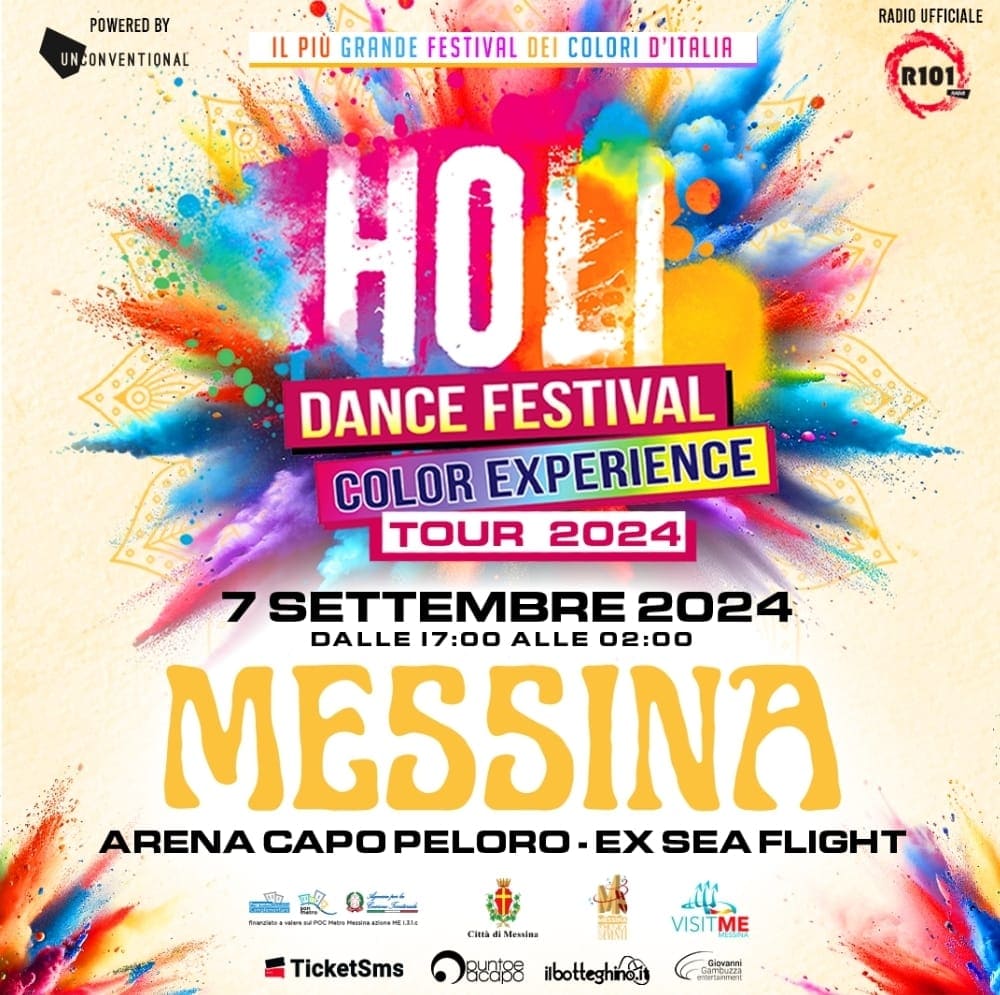 ‘Holi Dance Festival’ per la prima volta a Messina