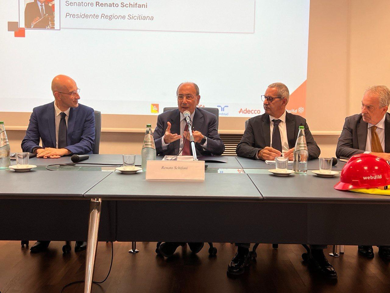 Accordo Regione-Webuild, iniziano le selezioni a Palermo-GUARDA L’INTERVISTA A SCHIFANI
