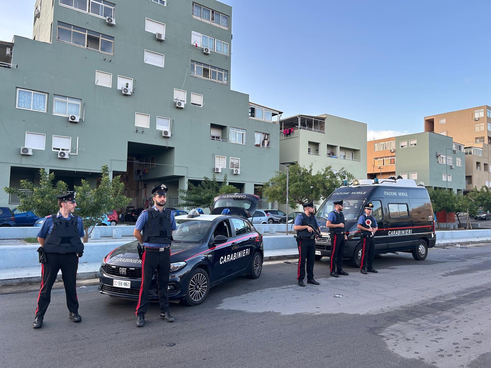 Controlli serrati allo Zen, setacciato il Quartiere dai Carabinieri