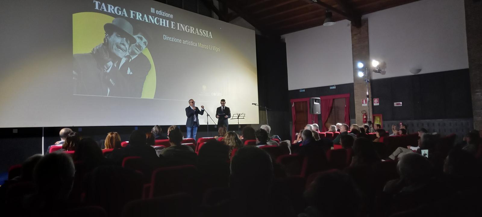 Targa Franchi e Ingrassia: un pomeriggio di riconoscimenti e momenti esilaranti