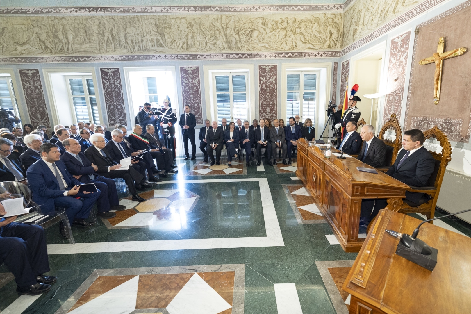 Mattarella all’inaugurazione dell’Anno giudiziario del Consiglio della Giustizia Amministrativa