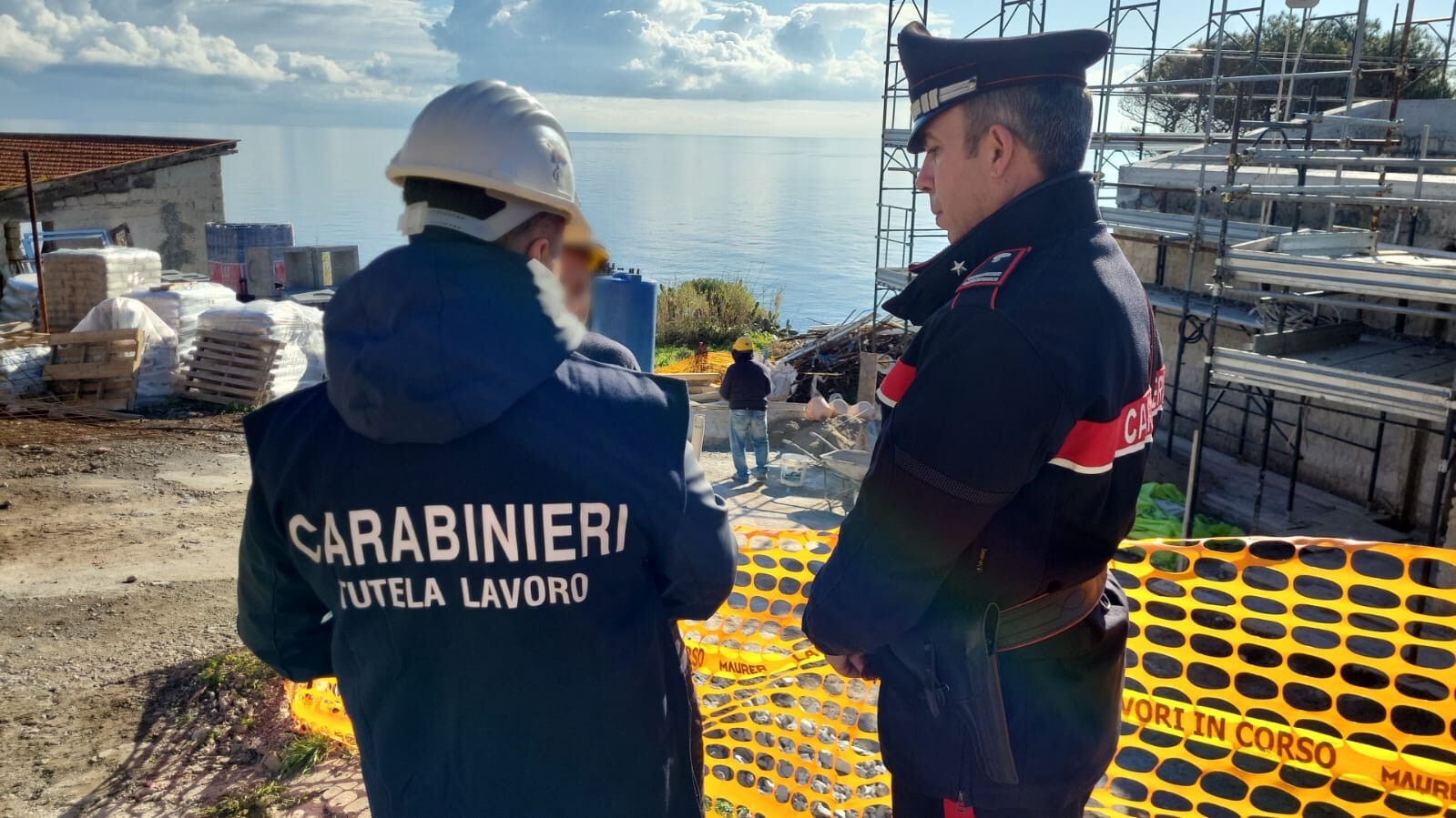 Controlli serrati nei Cantieri edili da parte dei Carabinieri