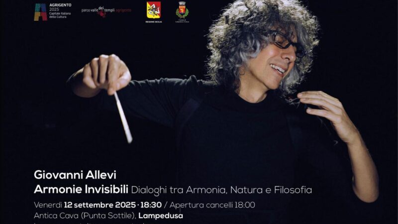 Il Maestro Allevi a Lampedusa: a battesimo il progetto “Gesti dell’accoglienza” per l’Unesco