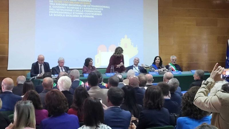 “La Sicilia fa Scuola”: importante piano triennale da oltre 700 Mln dell’Assessore Regionale Turano