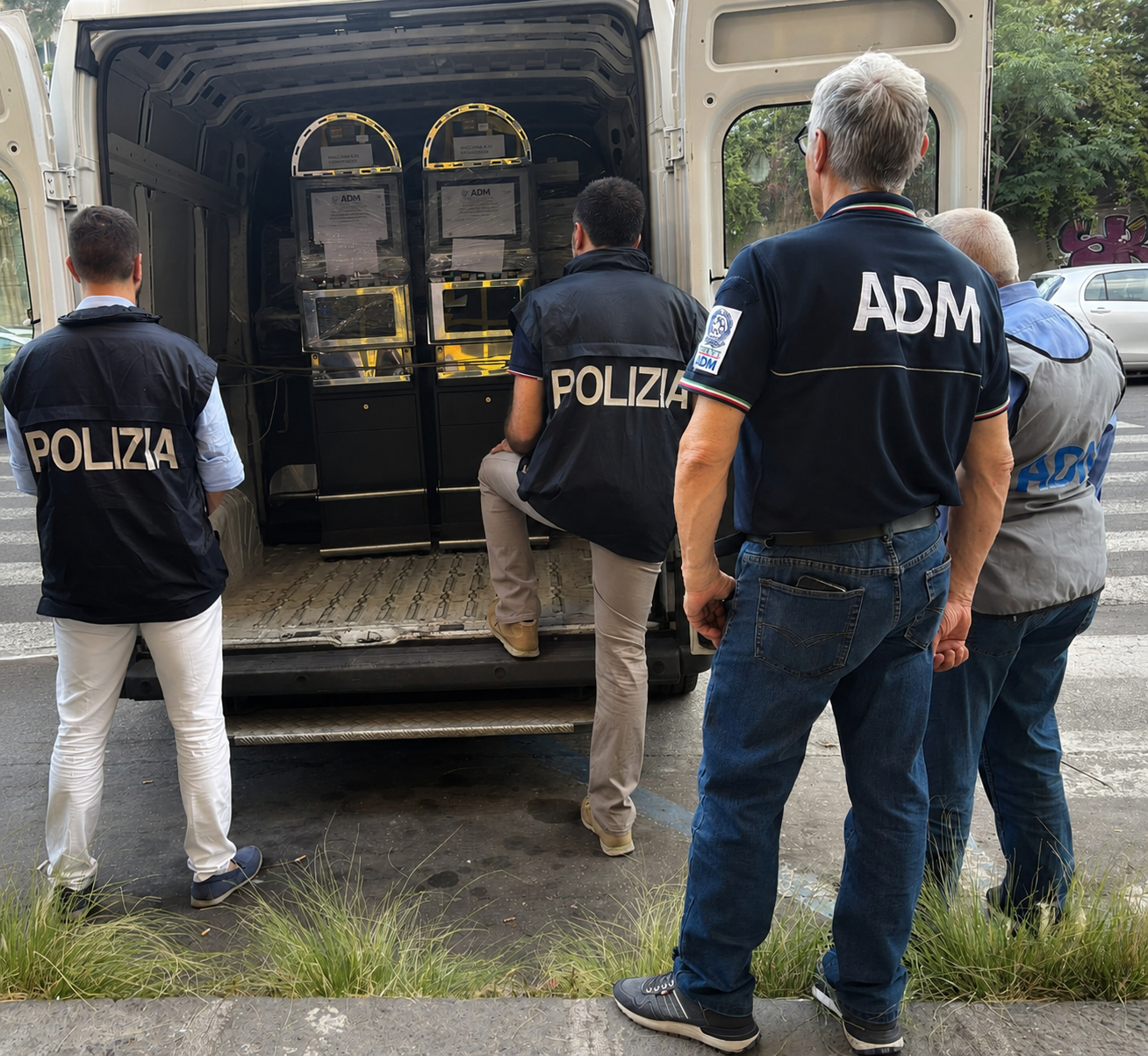 Gioco illegale, controlli della Polizia: sequestrate 14 slot irregolari