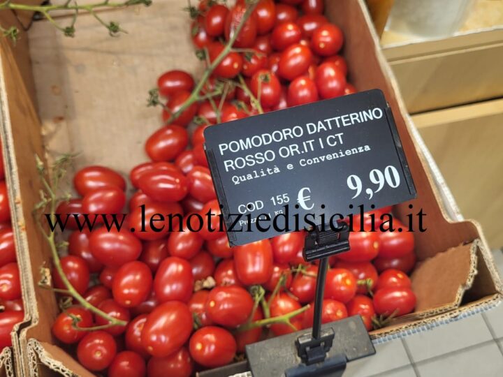 A Ragusa il Datterino diventa un bene di lusso: 9,90 euro al chilo