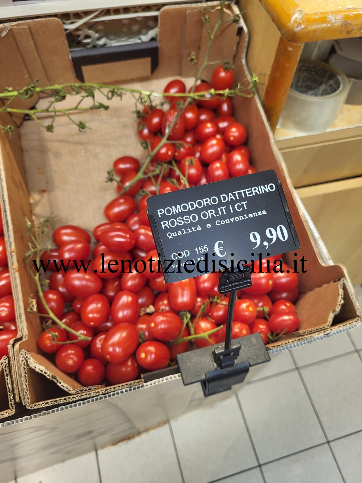 A Ragusa il Datterino diventa un bene di lusso: 9,90 euro al chilo
